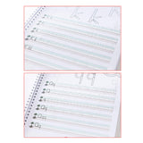 Schreibpilot Heft Buchstaben mit Bleistift/Radiergummi - DIN-A4 zeigt Buchstabenübungen mit Führungslinien und Schwungübungen für Kinder.