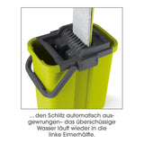 CLEANmaxx Wischsystem Komfort-Mopp - grau/grün