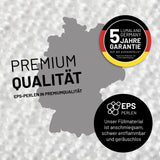 LUMALAND Modularer Sessel aus der Cord-Reihe, 96x72x70cm - Bezug soft & waschbar - Grau