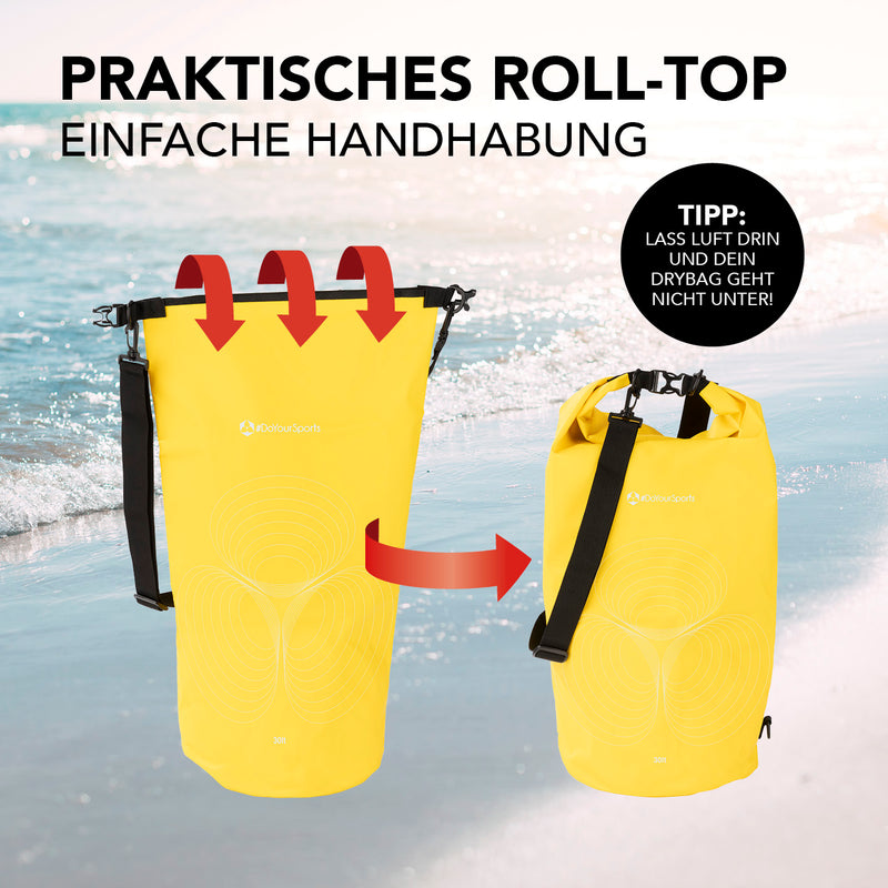 #DoYourOutdoor Dry Bag 30L - Gelb