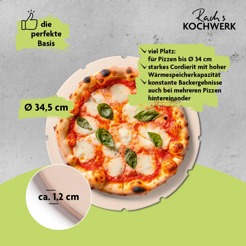 Rachs KOCHWERK Gas-Pizzaofen für Pizzen bis zu Ø 34 cm