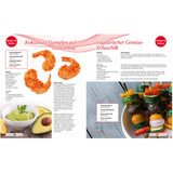 GOURMETmaxx Buch Heißluft-Fritteuse mit 70 Rezepten für fettarmes Kochen von Snacks, Hauptgerichten und Desserts.