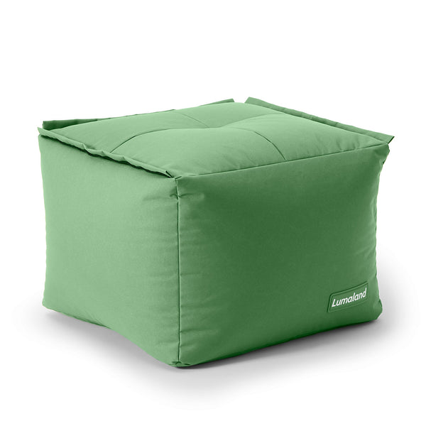 LUMALAND Sitzsack-Hocker - Kombinierbar mit Modularem System - 200 L - Pastell Grün