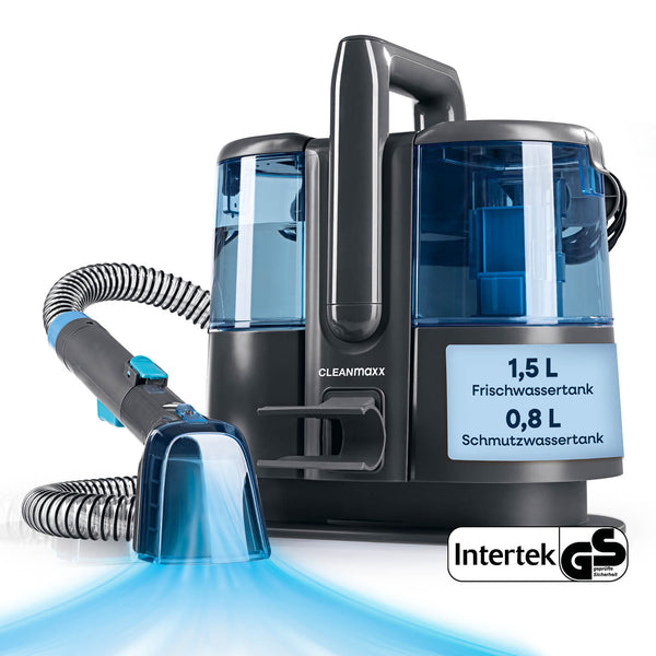 CLEANmaxx Polster- & Teppichreiniger Pro Power - 3in1: sprühen, bürsten, saugen