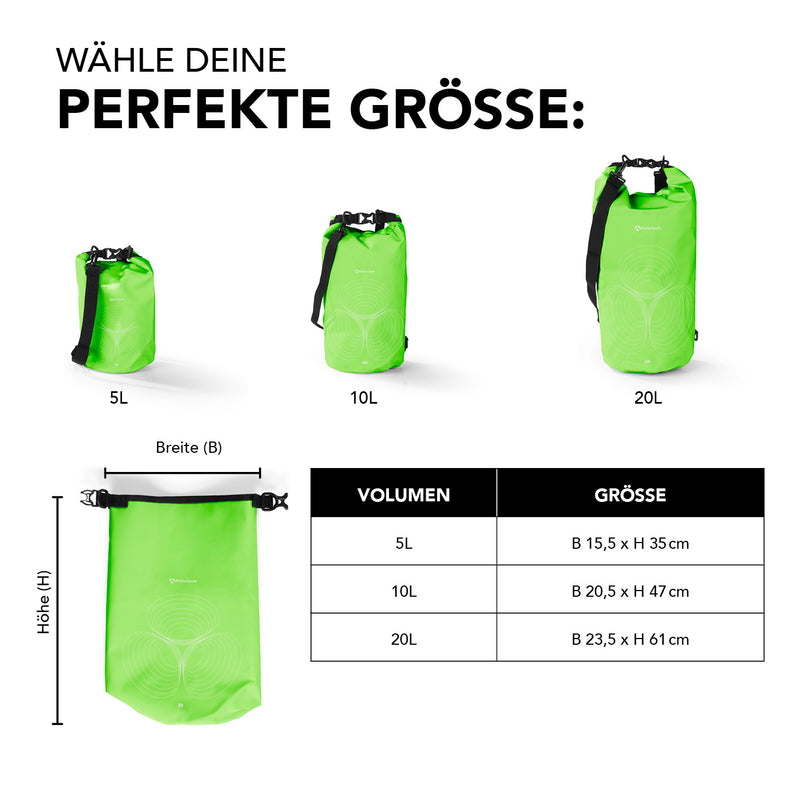 #DoYourOutdoor Dry Bag 20L - Grün