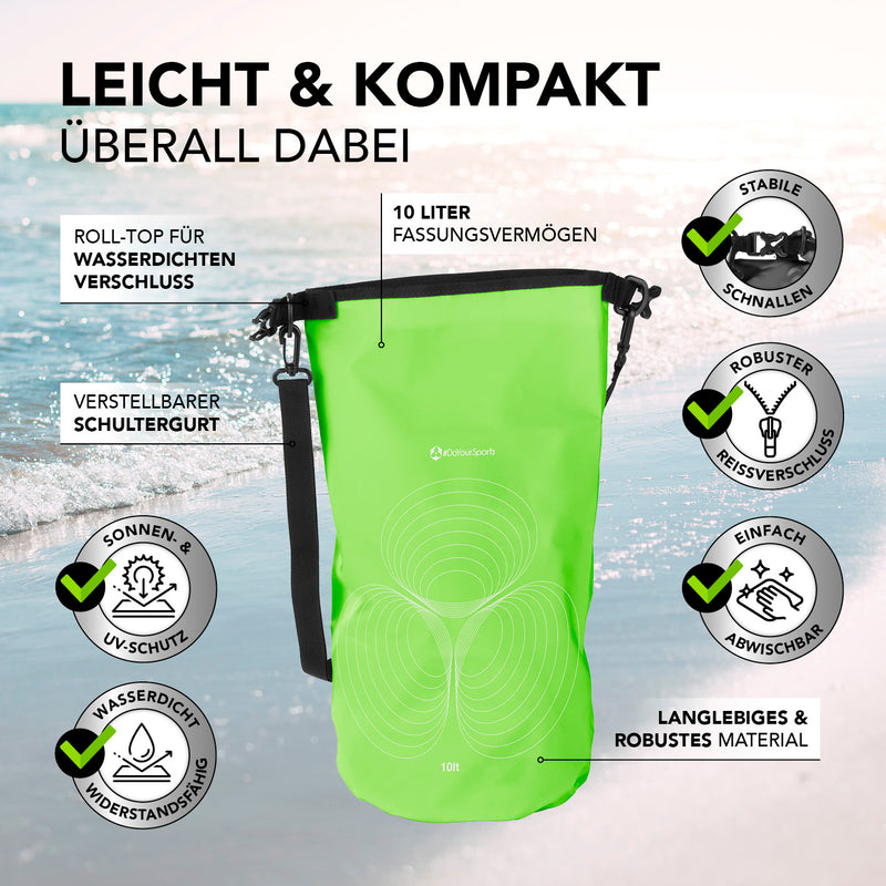 #DoYourOutdoor Dry Bag 10L - Grün