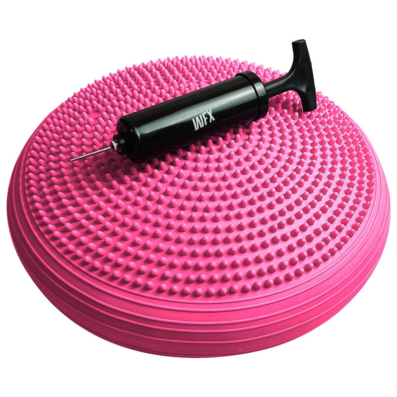 World Fitness Ballsitzkissen "Blowup" - Inkl. Pumpe  - Ø 33 cm  - Pink