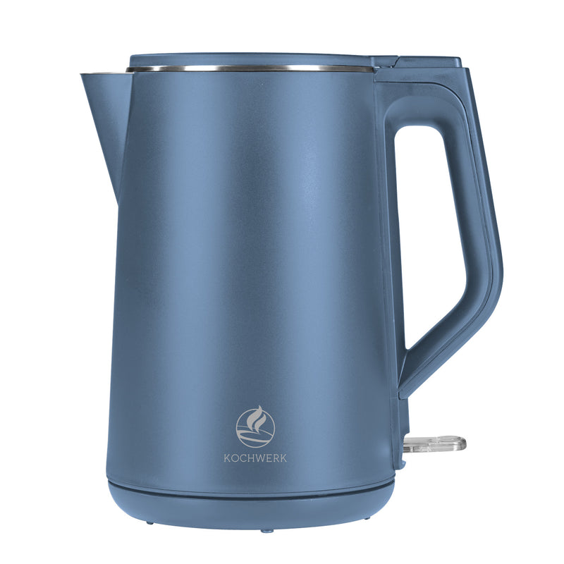 GOURMETmaxx Wasserkocher Cool-Touch - 1,7 l - Blau