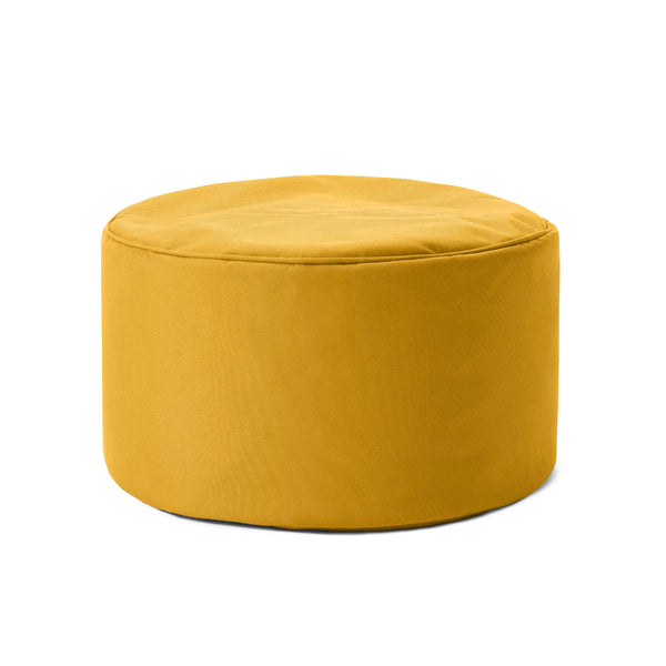 LUMALAND Sitzsack Pouf (50 L) in Senfgelb, leicht, robust, für In- & Outdoor, vielseitig als Sitzhocker, Ablage und Fußschemel geeignet.