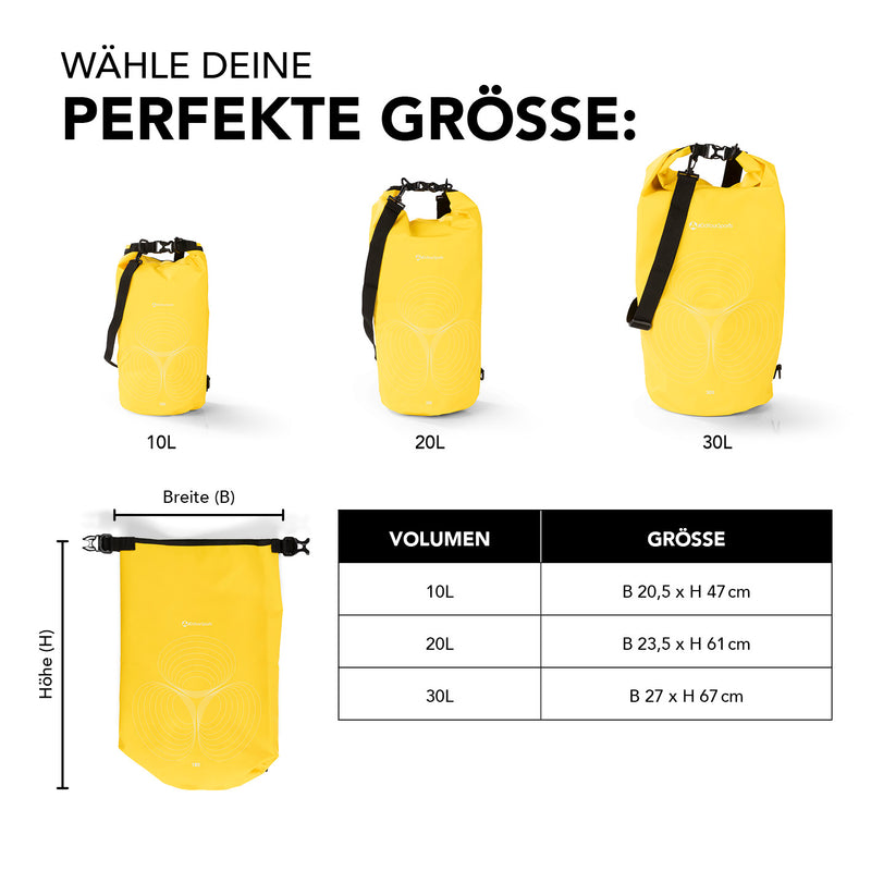 #DoYourOutdoor Dry Bag 30L - Gelb