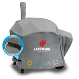 LANDMANN Premium Wetterschutzhaube 78x130x118 cm, wasserdicht, kältebeständig, reißfest, atmungsaktiv mit verstellbarem Verschluss.