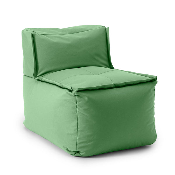 LUMALAND Sitzsack-Sofa Mittelstück - Kombinierbar mit Modularem System - 200 L - Pastell Grün