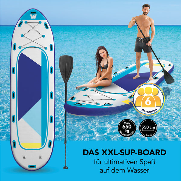 MAXXMEE XXL-SUP-Board für 6 Personen - 550 cm