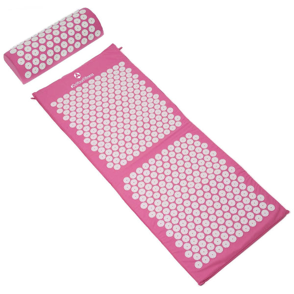 DoYourSports Akupressur-Set XXL Yumanyi - Yantramatte 125x48 cm + Kopfkissen 48x9 cm - Pink