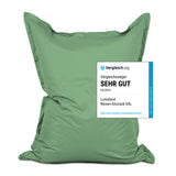 LUMALAND Sitzsack Classic XXL (380 L) - In- & outdoor - Pastell Grün, großer bequemer Sitzsack mit robustem Material und verdecktem Reißverschluss.