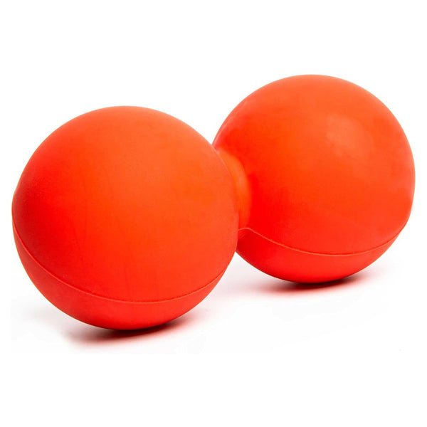 #DoYourFitness Double Faszienball -  Massageball Globo - ca 8cm Durchmesser aus Silikon - Orange