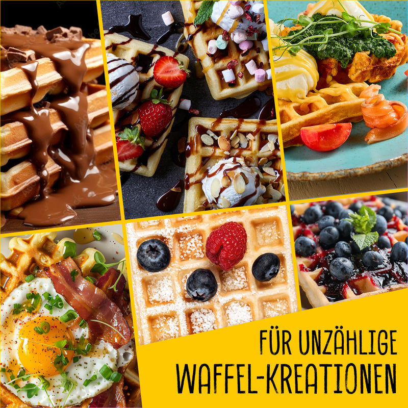 GOURMETmaxx Waffeleisen für Belgische Waffeln