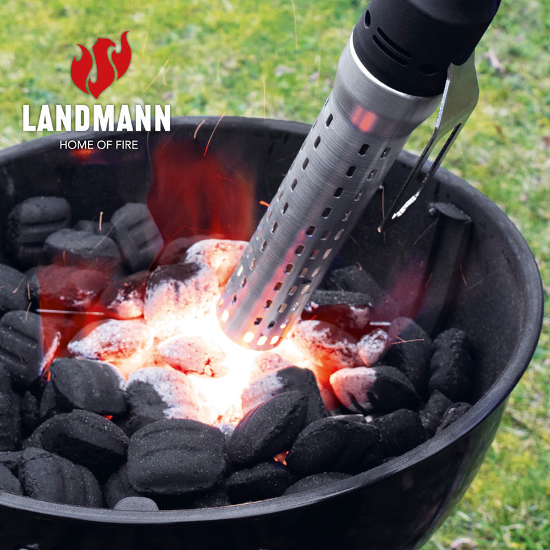 LANDMANN Grillanzünder elektrisch 2000W - Edelstahl/schwarz