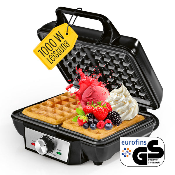 GOURMETmaxx Waffeleisen für Belgische Waffeln