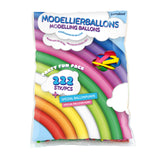 LUMALAND Modellierballons mit Luftpumpe - 222er-Set