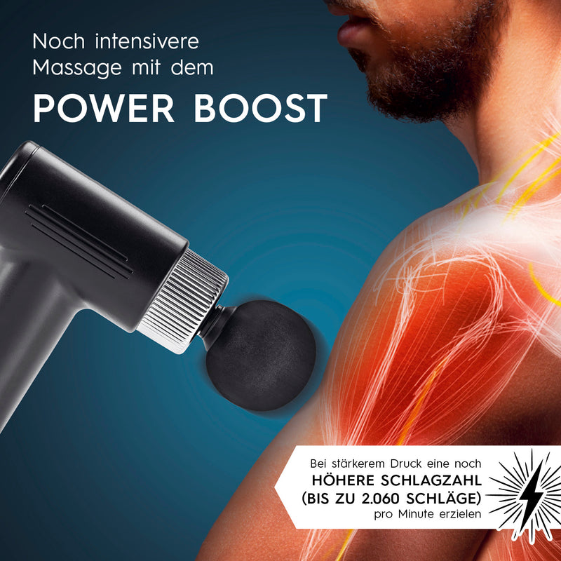 VITALmaxx Massagegerät Mini-Gun -  schwarz/silber