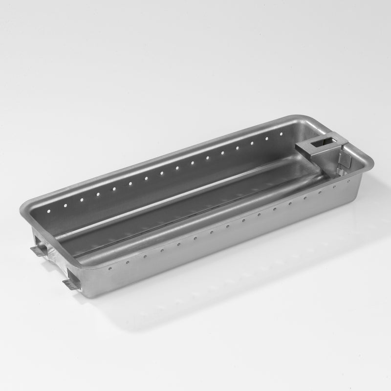 LANDMANN Kohleschale (37,5 cm) für Triton, rechteckige Kohlewanne aus Metall mit Belüftungslöchern für Grillkohle.