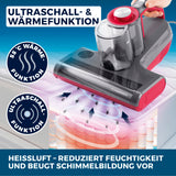 CLEANmaxx Milbensauger Rotation Power - entfernt 99,9 % Milben - mit UV-C-Licht
