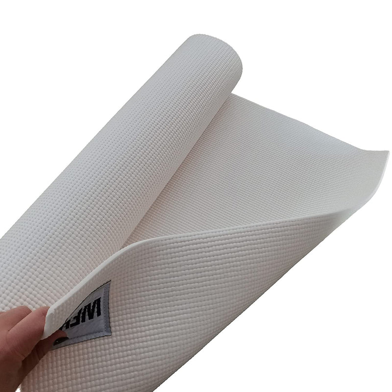 #DoYourYoga Fitnessmatte Yogamatte "Annapurna Comfort" - 183 x 61 - Pilates Workout Matte - Weiß