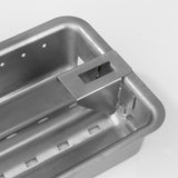LANDMANN Kohleschale (37,5 cm) für Triton, stabile Metallkohlewanne mit Luftlöchern und Grifffunktion für Grillgeräte.