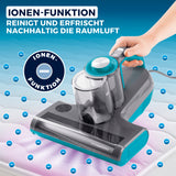 CLEANmaxx Milbensauger Rotation Power - entfernt 99,9 % Milben - mit UV-C-Licht