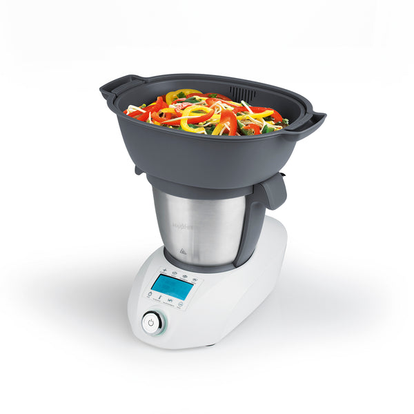 MAXXMEE Thermo-Multikocher - 1000W mit multifunktionaler Kochmaschine, digitalem Display und 20 Kochfunktionen für präzises Garen.