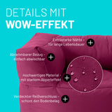 LUMALAND Sitzsack-Sofa Sessel - Kombinierbar mit dem Modularen System - 400 L - Rotwein