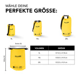 Where Tomorrow Dry Bag 5L - Style 01 - Gelb