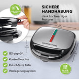 GOURMETmaxx Tischgrill Vario - Für Grillgut, Waffeln & Sandwiches