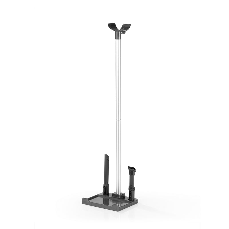 CLEANmaxx Standhalterung für Akku-Zyklon-Staubsauger, flexible und einfache Aufstellung ohne Anbohren, passend für verschiedene Modelle.
