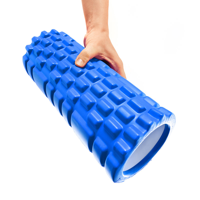 #DoYourFitness Faszienrolle "Anasuya" - Massagerolle inkl. Trainingsplan - Blau