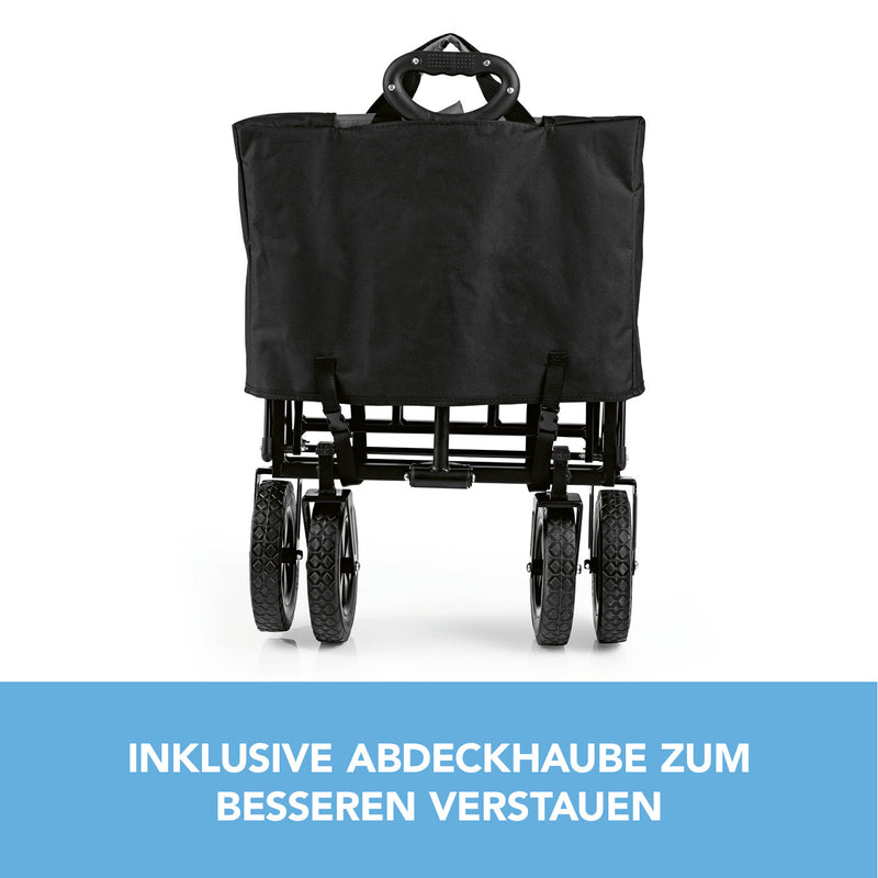 EASYmaxx Bollerwagen faltbar  - anthrazit/schwarz