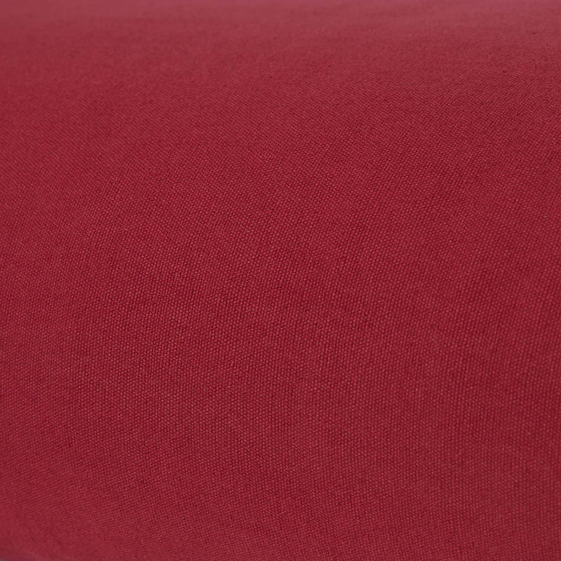 #DoYourYoga Yoga-Bolster Paravati rot, gefüllt mit Bio-Dinkelspelz, 67 x 22 x 13 cm, waschbarer Bezug, ideales Yoga-Kissen.