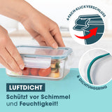 GOURMETmaxx Glas-Frischhaltedosen Klick-it - 900 ml