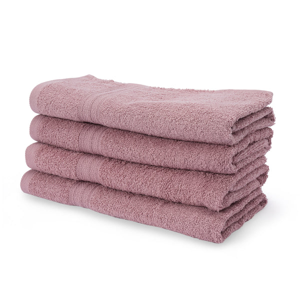 LUMALAND Premium Frottee-Handtuch - 50 x 100 cm - 4er Set - Lavendel, weiche Baumwolle, hohe Wasseraufnahme, pflegeleicht und langlebig.