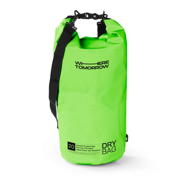 Where Tomorrow Dry Bag 20L - Style 01 - Grün