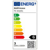 EASYmaxx Solar-Arbeitsleuchte mobil - Schwarz