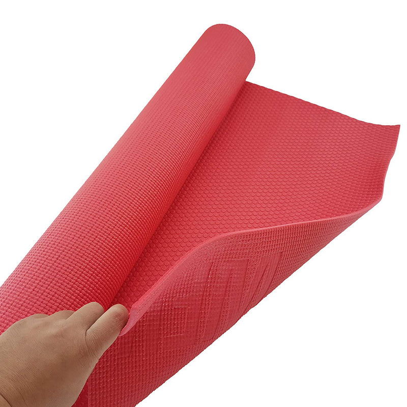 DoYourYoga Yogamatte Kirana - 183 x 61 x 0,4 cm - Himbeerrot