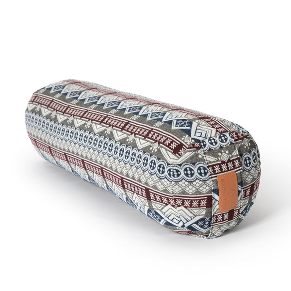 #DoYourYoga Yoga-Bolster Tarik - gefüllt mit Bio-Dinkelspelz - 68 x 22 x 22 cm - Style 19