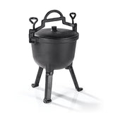 LANDMANN Dutch Oven Gusseisen emailliert - 4,5 l - Anthrazit