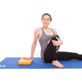 #DoYourYoga Yogablock Damodar - 28 x 20 x 5 cm -  180 g - Gelb