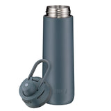 THERMOS Guardian Line Isolier-Trinkflasche 700 ml lake blue, doppelwandiger Edelstahl, auslaufsicher, mit Push Button Lid und Tragegriff.