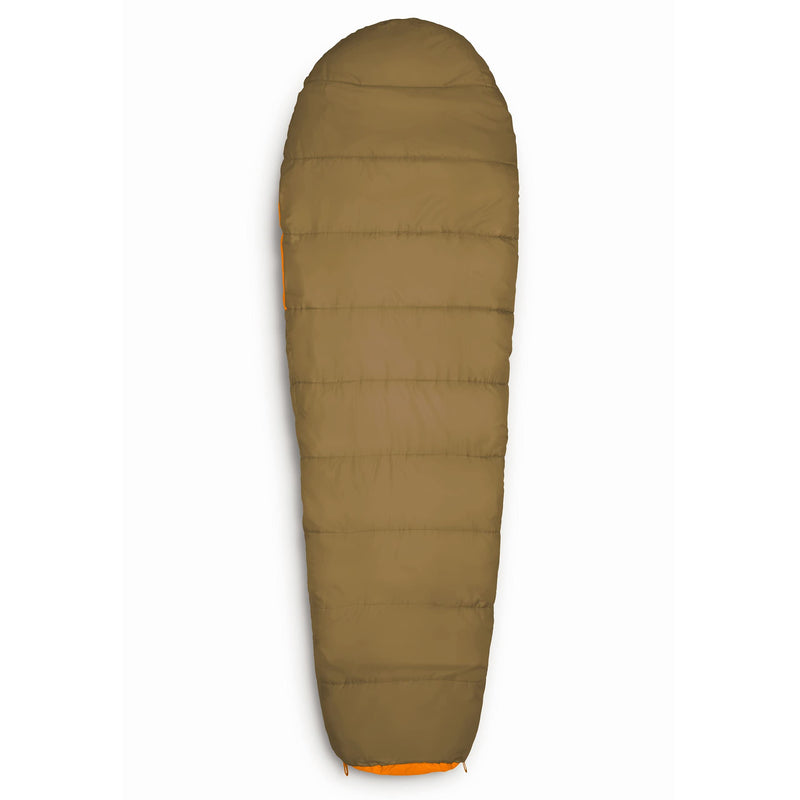 Where Tomorrow Camping Schlafsack Classic Mumienschlafsack wasserabweisend für Camping und Outdoor in Orange, 230 x 80 x 55 cm