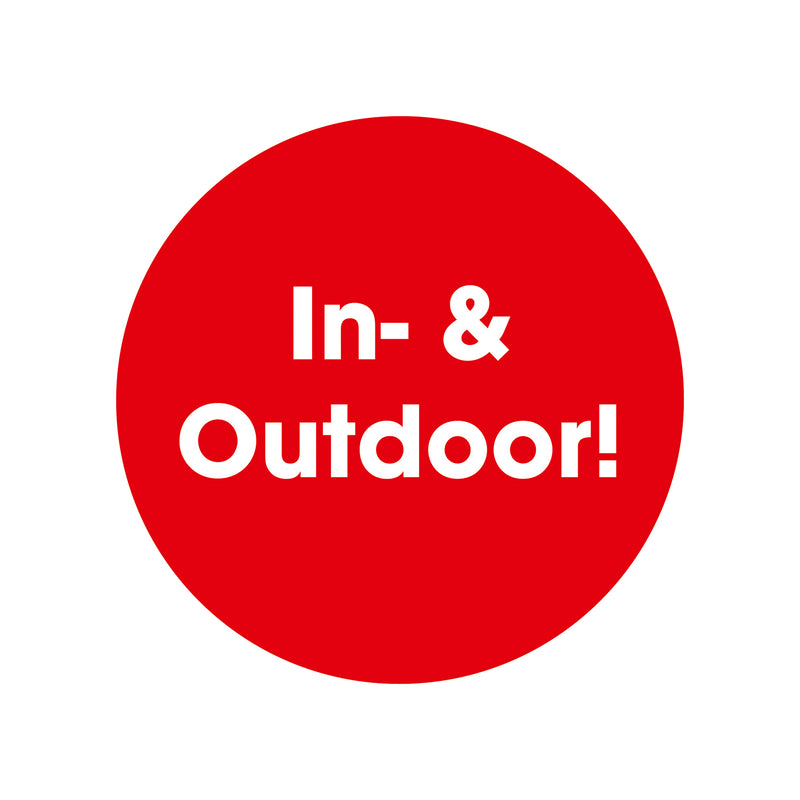 EASYmaxx LED-Dekosäule mit Pflanzschale - Beton-Optik, warmweiß, kabellos, für Terrasse, Balkon, Garten und Wintergarten geeignet.