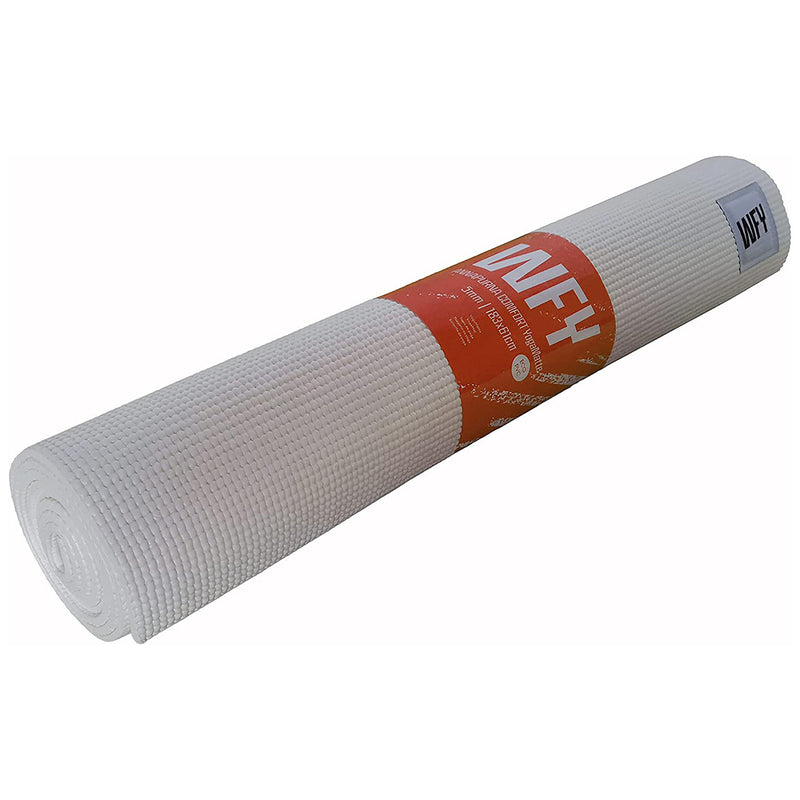 #DoYourYoga Fitnessmatte Yogamatte "Annapurna Comfort" - 183 x 61 - Pilates Workout Matte - Weiß